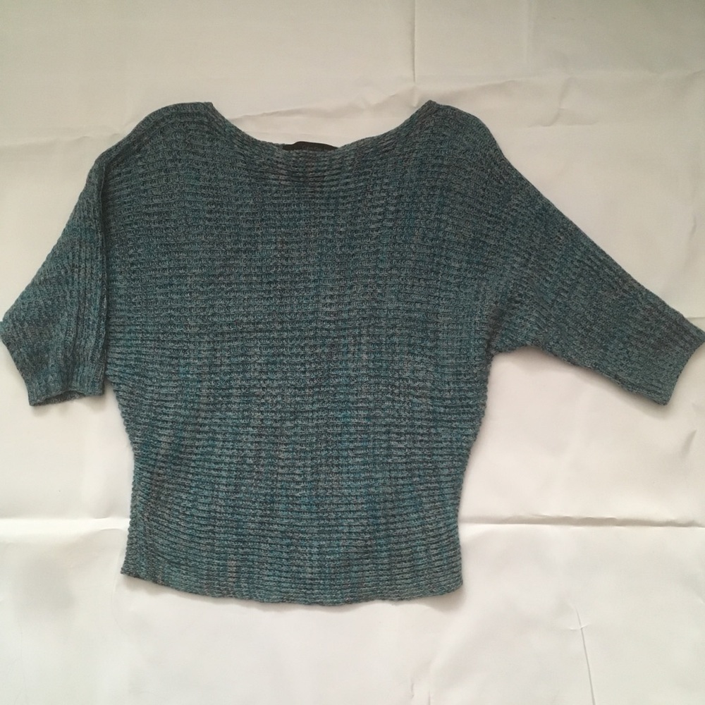 Calvin Klein cotton sweater knit dolman sleeve top